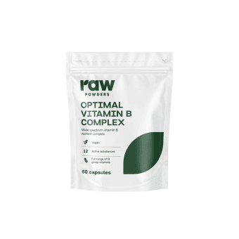 RAW POWDERS VITAMINO B KOMPLEKSAS, 60 kapsulių