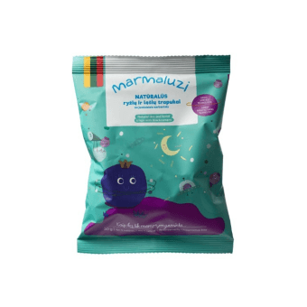 Kukurūzų ir lešių trapukai MARMALUZI su burokėliais naturalūs, 30g, 30 g