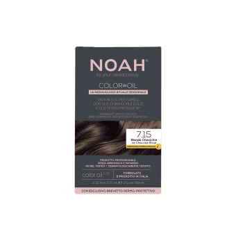 NOAH, aliejiniai plaukų dažai COLOR IN OIL 7.15 ICE CHOCOLATE BLOND, 135 ml