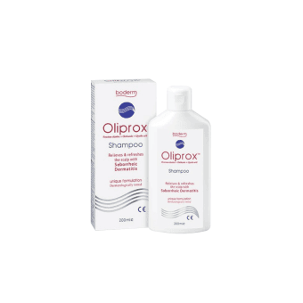 BODERM šampūnas sausiems, pažeistiems plaukams OLIPROX, 200 ml