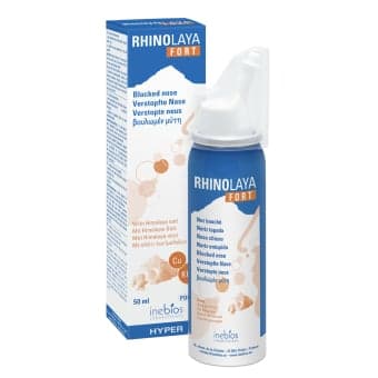 RHINOLAYA FORT INEBIOS Himalajų druskos nosies purškalas, 50 ml