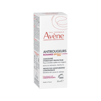 EAU THERMALE AVENE ROSAMED SPF 50+ apsauginis drėkinamasis koncentratas, 30 ml