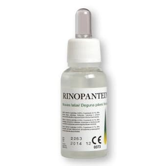 RINOPANTEINA nosies lašai su vitaminu A ir D pantenoliu, 30 ml