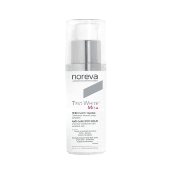 NOREVA  serumas pigmentuotai odai TRIO WHITE MÉLA, 30 ml