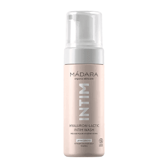 MADARA intymios higienos prausiklis su hialurono ir pieno rūgštimis, LT-EKO-001, 150 ml