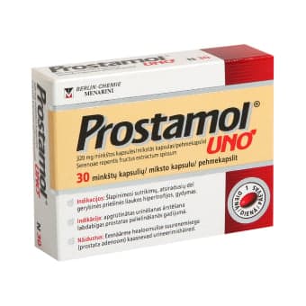 Prostamol uno, 320mg, minkštosios kapsulės, N30