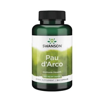 SWANSON PAU D'ARCO, 500 mg, 100 kapsulių