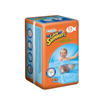 HUGGIES sauskelnės-kelnaitės SWIMMERS MEDIUM (5-6), 12–18 kg, 11 vnt.
