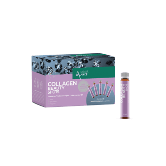ACORUS BALANCE kolagenas odai, plaukams, nagams COLLAGEN BEAUTY SHOTS, apelsinų skonio, 25 ml, 28 buteliukai