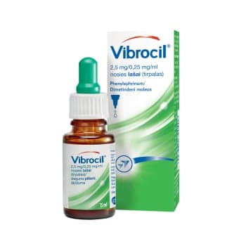 Vibrocil, 15 ml, nosies lašai, tirpalas, N1