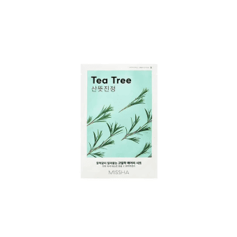 MISSHA lakštinė veido kaukė su arbatmedžiu Airy Fit Sheet Mask Tea Tree, 19 g
