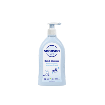 SANOSAN vaikiškas šampūnas ir kūno prausiklis, 500 ml