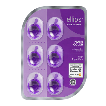ELLIPS tepami vitaminai dažytiems plaukams NUTRI COLOR, 6 ml