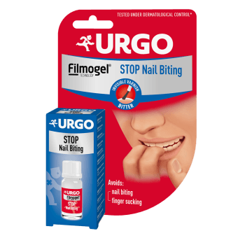 URGO nepastebimas, labai kartus lakas nuo nagų kramtymo, FILMOGEL  STOP Nail Biting, 9 ml