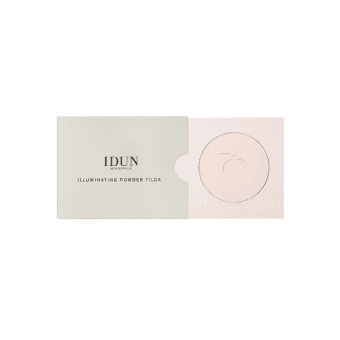 IDUN MINERALS švytėjimo suteikianti kompaktinė pudra TILDA, Nr. 1522, 3.5 g