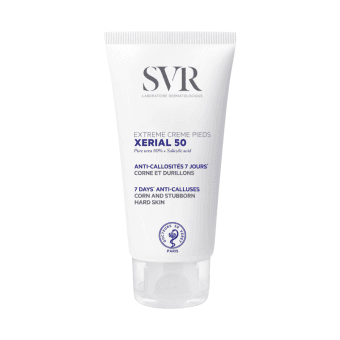 SVR kojų kremas su šlapalu itin kietų pėdų su nuospaudomis priežiūrai XERIAL 50 EXTREME CREME PIEDS, 50 ml