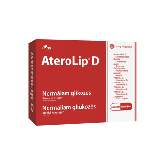 ATEROLIP D, 30 kapsulių