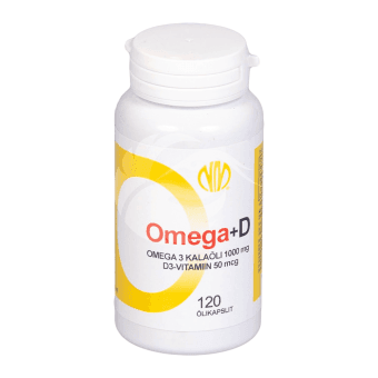 NATURA MEDIA OMEGA + D, 120 kapsulių