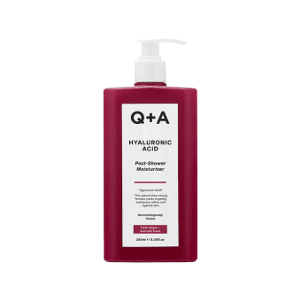 Q+A drėkinamasis kūno kremas su hialurono rūgštimi, 250 ml