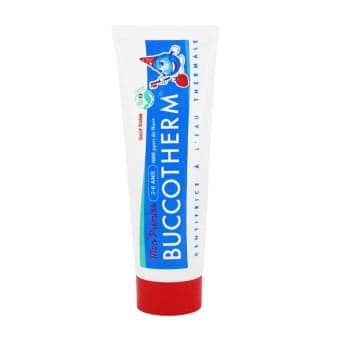 BUCCOTHERM vaikiška dantų pasta gelis, braškių skonio, 2–6 m., 50 ml