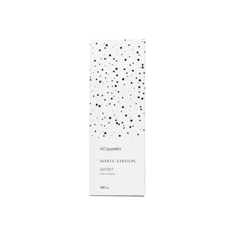 ACAPPELLA namų kvapas su lazdelėmis White Edition, SECRET, 100 ml