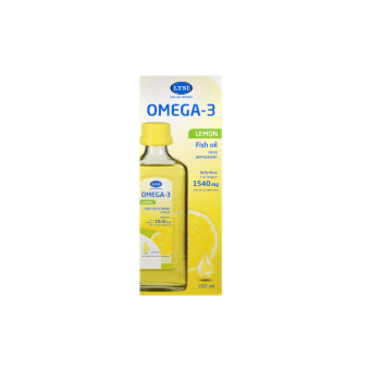 LYSI žuvų taukai OMEGA-3, citrinų skonio, 240 ml