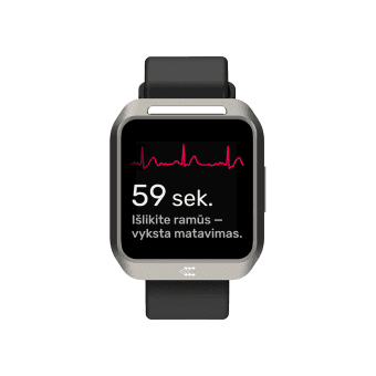 TELTOHEART ŠIRDIES VEIKLOS STEBĖJIMO APYRANKĖ, S dydis, 1 vnt.