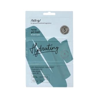 KILIG intensyviai drėkinanti gelinė veido kaukė HYDRATING, 7 g x 3, 21 g