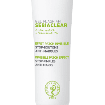 SVR lokalaus poveikio gelis spuogams SEBIACLEAR GEL FLASH 4H, 15 ml, 15 ml