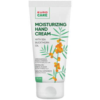 EUROCARE rankų kremas su šaltalankių aliejumi, 75 ml