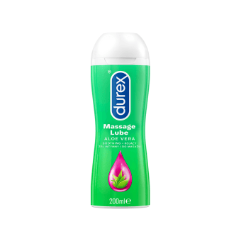 DUREX gelis intymiam komfortui ir masažui ALOE VERA, 200 ml