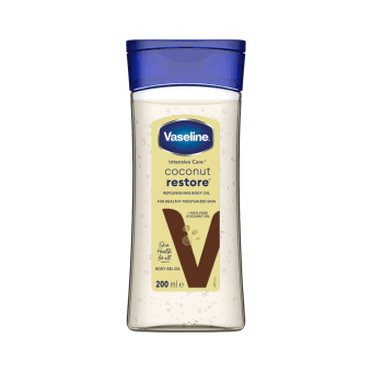 VASELINE, kūno aliejus, COCONUT, 200 ml