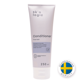 SKIN LOGIC apimties suteikiantis kondicionierius normaliems ir ploniems plaukams, 250 ml