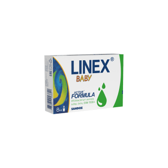 LINEX BABY lašai, 8 ml