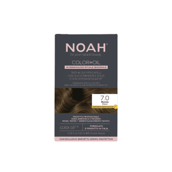 NOAH, aliejiniai plaukų dažai COLOR IN OIL 7.0 BLOND, 135 ml