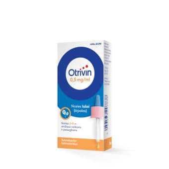 OTRIVIN, 0,5 mg/ml, 10 ml, nosies lašai, tirpalas, N1