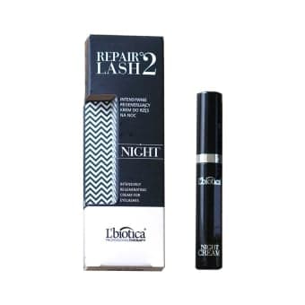 L‘BIOTICA intensyviai regeneruojantis blakstienų kremas nakčiai REPAIR LASH °2 NIGHT, 7 ml