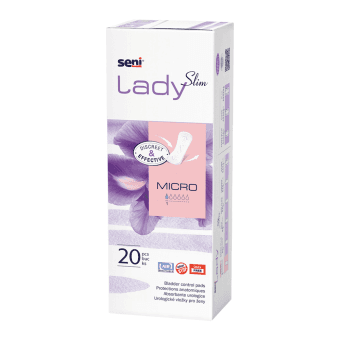SENI moteriški įklotai nelaikančioms šlapimo LADY SLIM MICRO, 20 vnt.