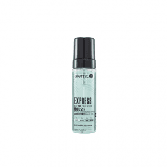SIENNA X skaidrios savaiminio įdegio putos EXPRESS TAN WATER MOUSSE, 190 ml