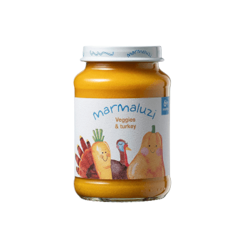 MARMALUZI triušiena su ryžių dribsniais ir cukinijomis, nuo 8 mėn., 190 g