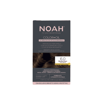 NOAH, aliejiniai plaukų dažai  COLOR IN OIL 6.0 DARK BLOND, 135 ml
