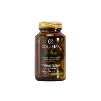 COLLISTAR, ANTICELLULITE CAFFEINE+ESCIN kapsulės odai su celiulitu, ATTIVI PURI, 14 vnt.