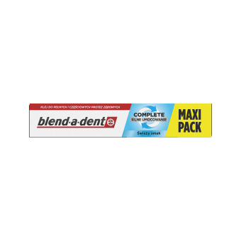 Fiksuojamasis dantų protezų kremas BLEND A DENT Complete Strong Hold, Fresh Flavor, 70 g