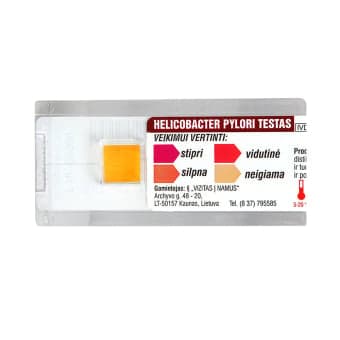 HELICOBACTER PYLORI testas, 1 vnt.