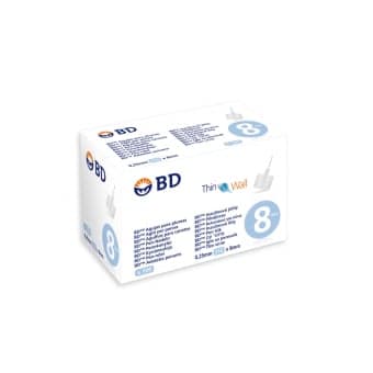 BD PEN adatos insulino injektoriams G31, 0,25 x 8,0 mm, 100 vnt.