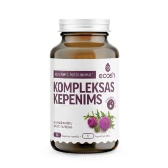 ECOSH Kompleksas kepenims, 60 kapsulių
