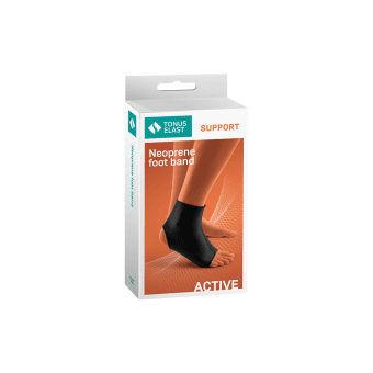 TONUS ELAST medicininis elastinis neopreno tvarstis čiurnos sąnariui sutvirtinti (mod. 0002), Nr. 4, XL, 1 pora