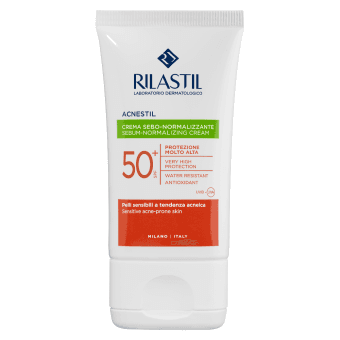 RILASTIL, ACNESTIL sebumą norm. kremas, SPF50+, 40 ml