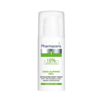 PHARMACERIS T naktinis kremas-šveitiklis SEBO ALMOND, 50 ml