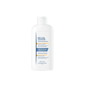 DUCRAY šampūnas sausai pleiskanojančiai galvos odai KELUAL SQUANORM, 200 ml